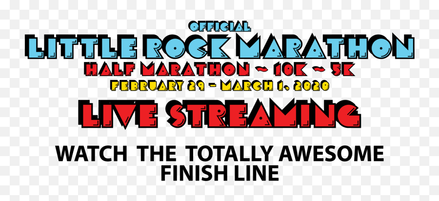 Finish Line Streaming U2013 Little Rock Marathon - Pacman Png,Finish Line Png