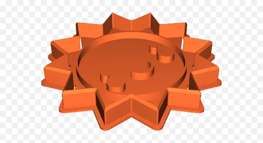 Happy Sun Cookie Cutter By Gwions Download Free Stl Model - Art Png,Happy Sun Icon