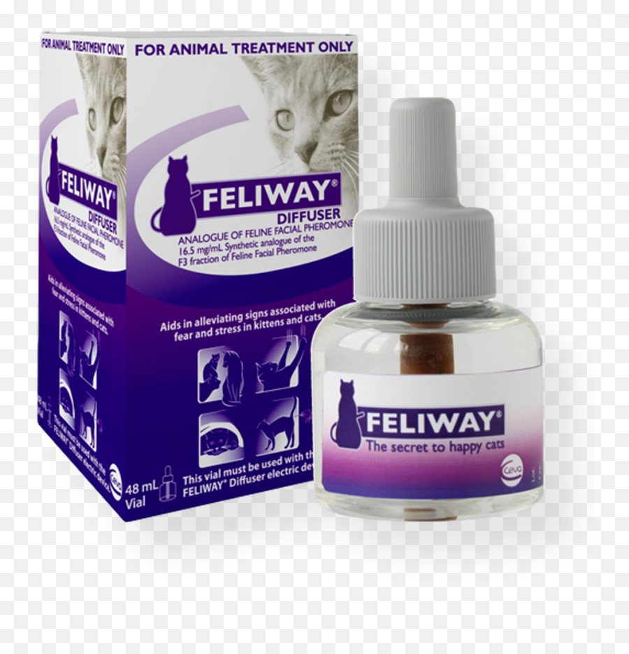 Feliway Cat Calm Diffuser Refill 48ml U2013 Pet Connect Nz - Feliway Png,Calm Icon For Cats
