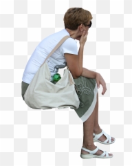 People Sitting Transparent Png Woman Man - People Sitting Png Side,People Sitting Png