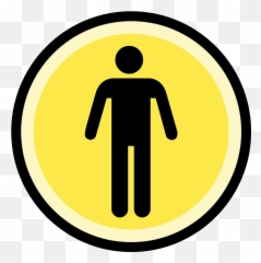 Button - difficulty normal black yellow Openclipart Genetics Clipart png
