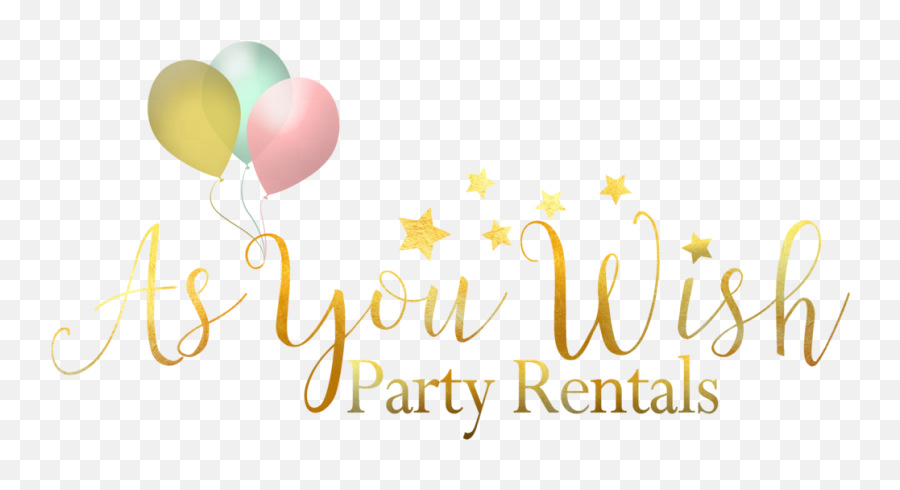 As You Wish Party Rental Png Logo