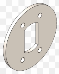 Rc Round Plunger - Strike Plate ICK Lock Products Solid png