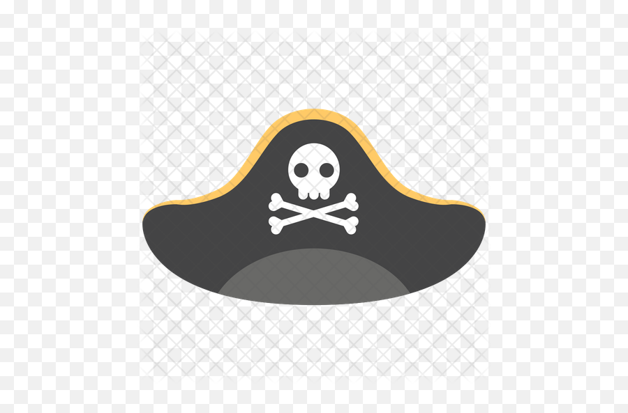 Pirate Hat Icon Of Flat Style - Cine E De Png,Pirate Hat Transparent