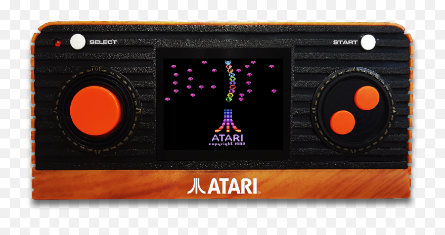 Atari 2600 Returns As New Compact Handheld And Innovative - Atari Retro Handheld Console Png,Atari 2600 Logo