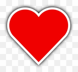 Facebook Clipart Minimal - Red Simple Heart Drawing png