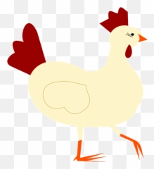 Chicken Clipart Clear Background - No png