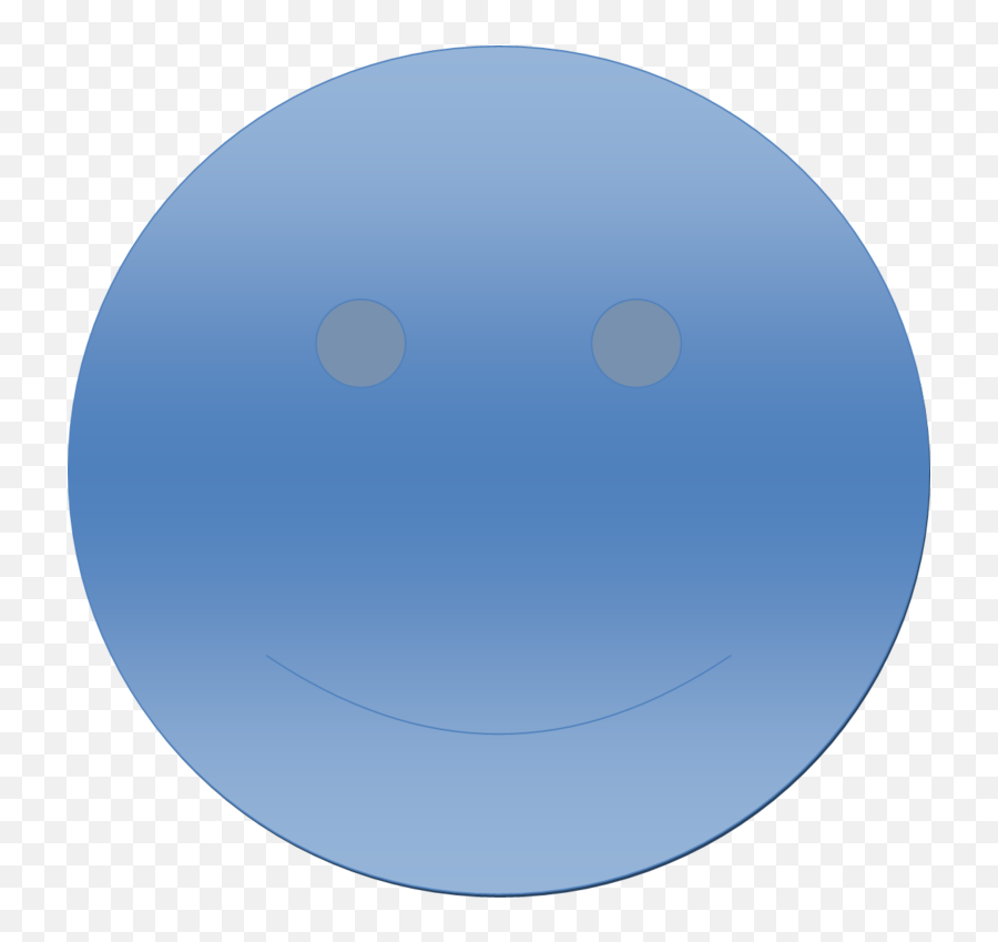 Blue Gradient Smiley Face - Stykkishólmur Png,Smiley Face Png