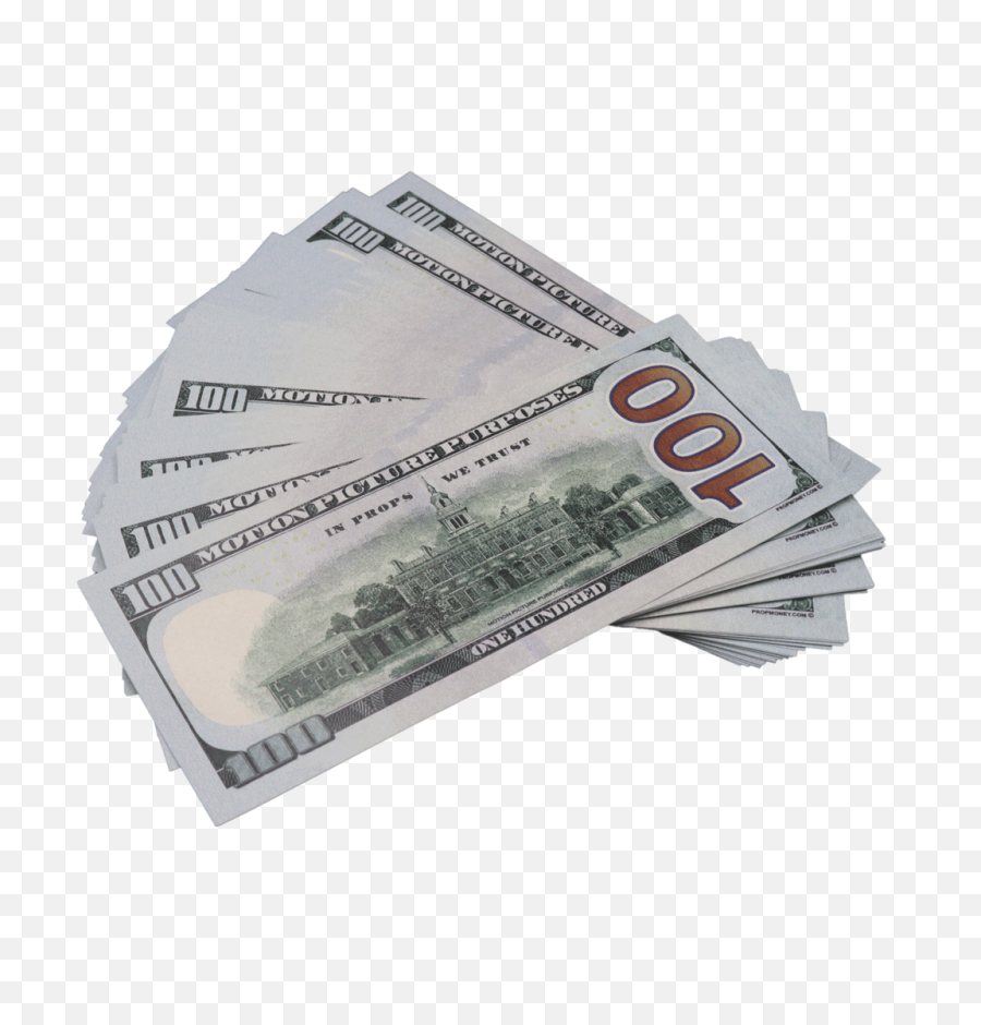 25x Bills - Small Stack Of Money Png,Hundred Dollar Bill Png