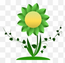 Vine Plant Png - Vine Clipart Sunflower Donazione Sangue Earth As Flower