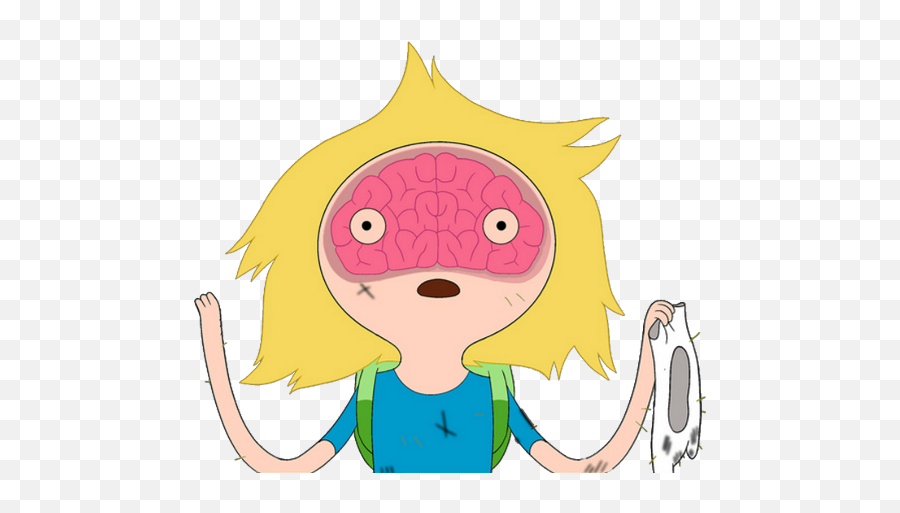 Download Finn With Brain Outline Special Model - Adventure Adventure Time Finn Brain Png,Brain Outline Png