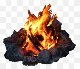Campfire Campsite Camping Clip Art - Bonfire Png