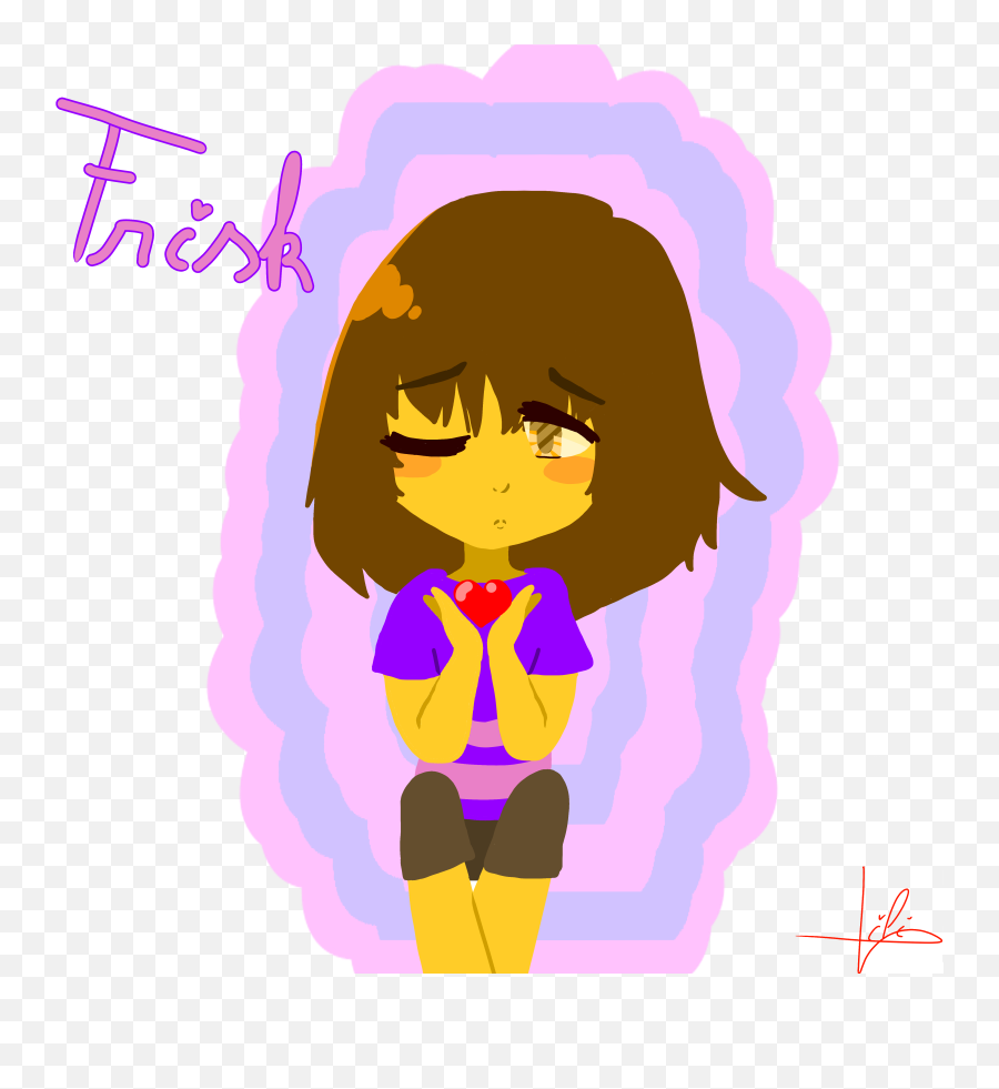 Frisk - Lili Rose Illustrations Art Street By Medibang Semi Trailer Dimensions Png,Frisk Png