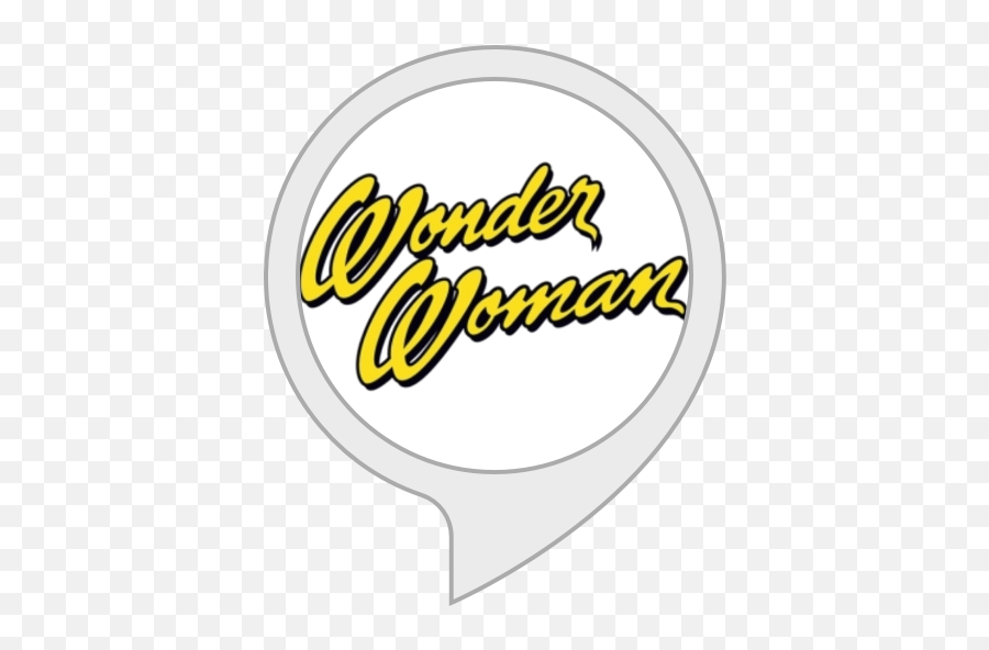 Unofficial Wonder Woman Facts Amazonin Alexa Skills - Label Png,Wonder Woman Logo Png