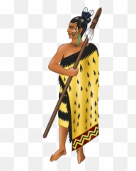 Maori Soldier Spear - Free Vector Graphic On Pixabay Maori Warrior Png,Spear Png