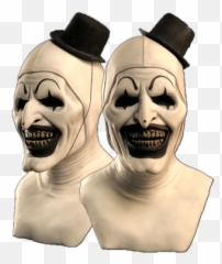 Art The Clown Officially Licensed From Terrifier Silicone Mask - Art The Clown Mask Png,Clown Hair Png