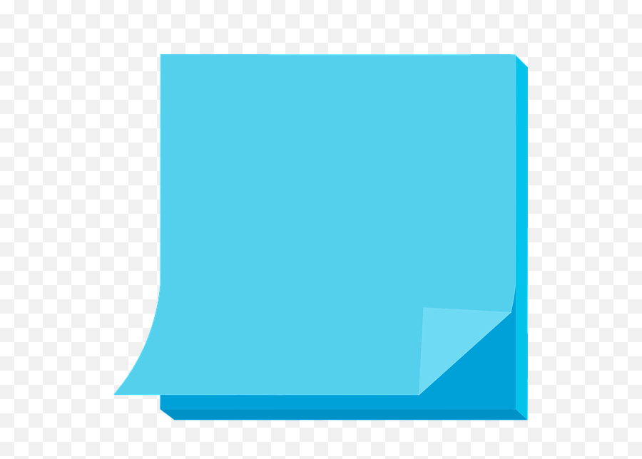 Blue Sticky Note Png Post It - it Png