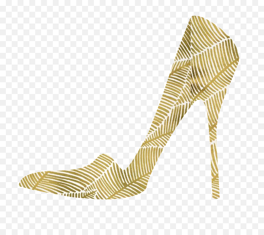 Heels Clipart Gold Heel - Gold High Heels Png Transparent Gold High Heels Transparent,Heels Png