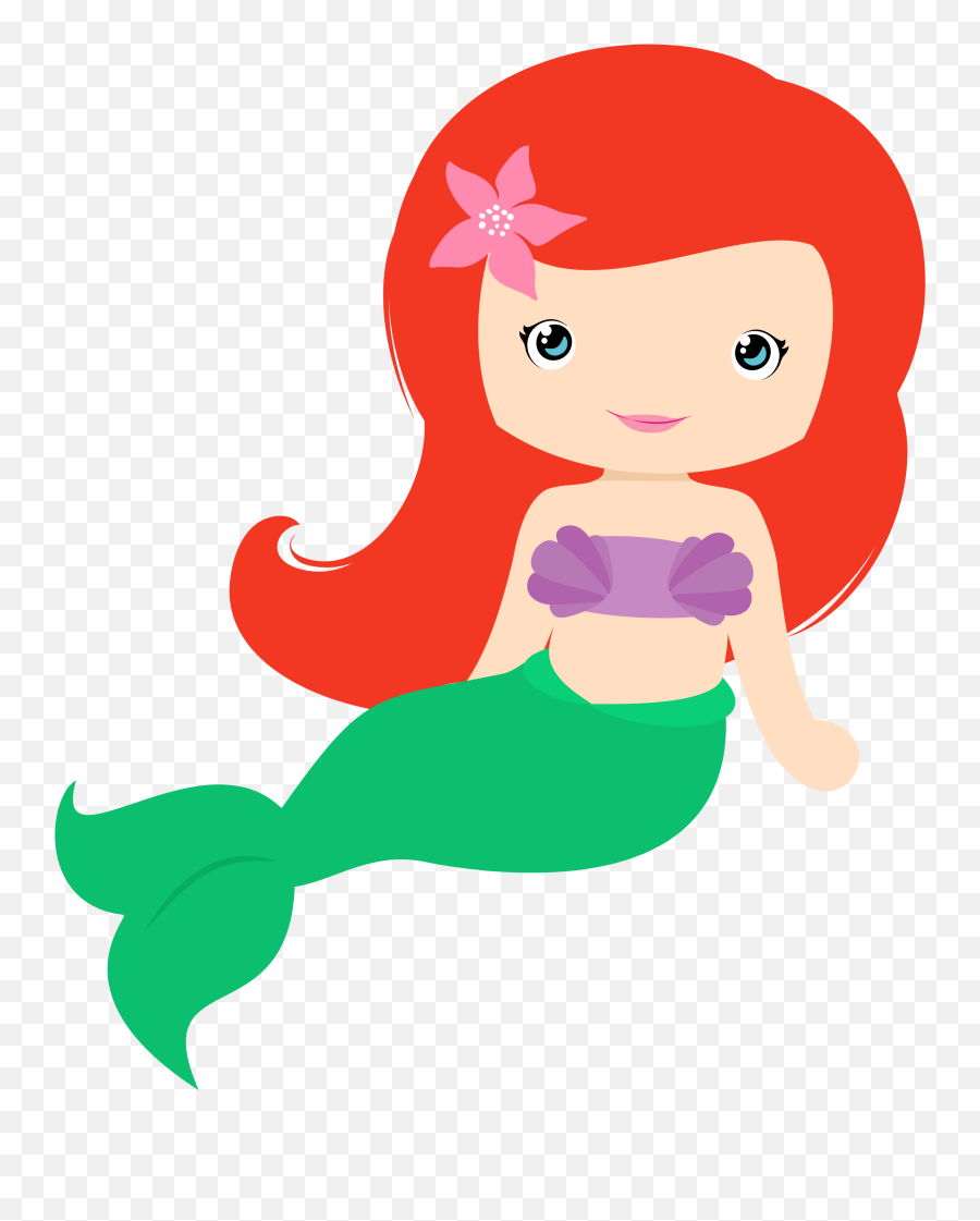 Under The Sea Party Baby Princess Birthday - Little Mermaid Cute Png,Under The Sea Png