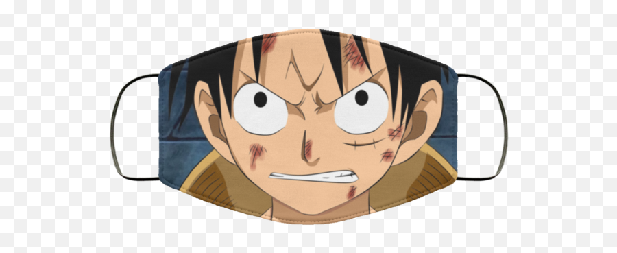 Monkey D Luffy Cloth Face Mask - Monkey D Luffy Png,Luffy Png