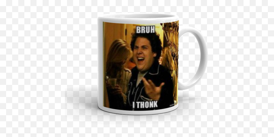Bruh I Thonk - Seth From Superbad Make A Meme Jonah Hill Superbad Fuck Me Right Png,Thonk Png