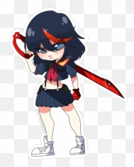Ryuko Matoi Transparent Png Image - Cartoon