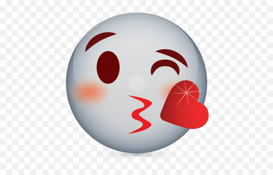 Create Free Emoji Blowing Kiss Logo Png Kissing