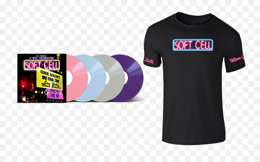 Soft Cell - Say Hello Wave Goodbye The O2 London 4xlp Active Shirt Png,Audio Wave Png