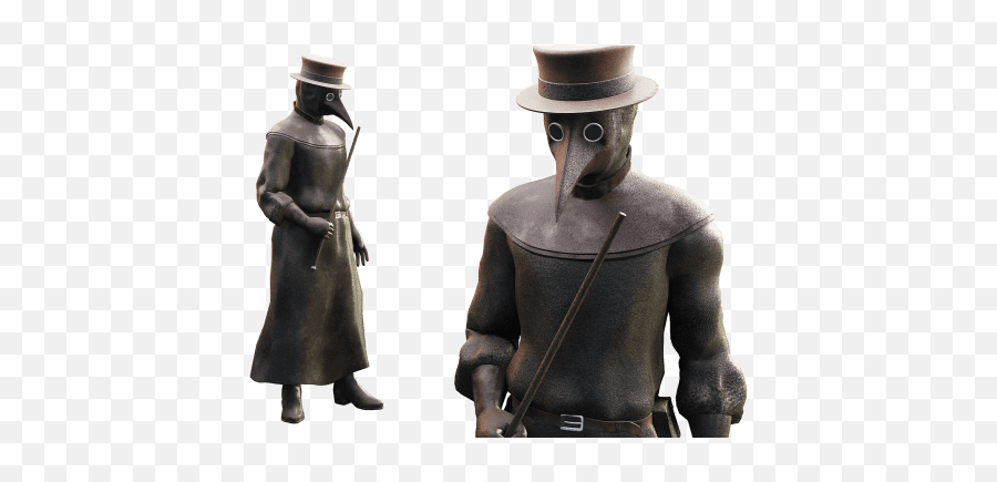 Action Figuer Plague Doctor Png