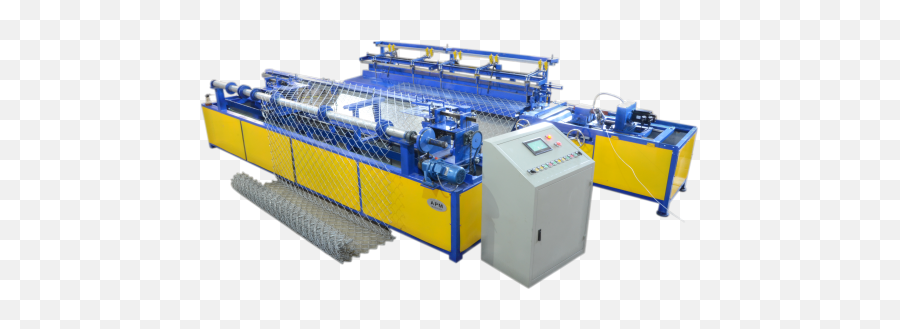 Chain Link Fence Wire Mesh Machine - Fencing Png,Chain Link Fence Png