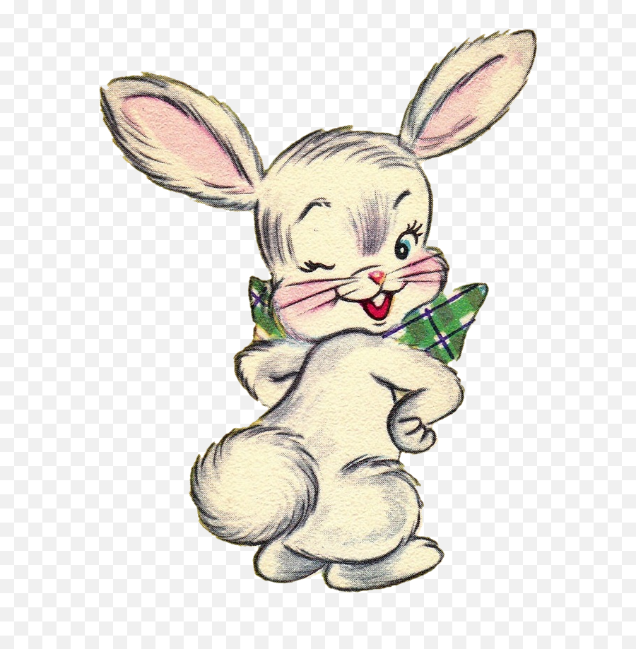 Vintage Easter Free Png Image Arts - Vintage Easter Clip Art,Easter Bunny Transparent Background