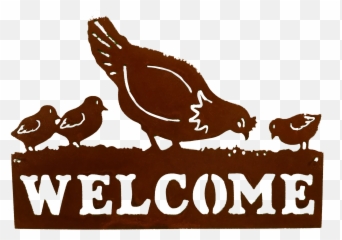 Welcome Sign - Phasianidae png
