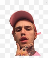 Download Lil Peep - Lil Peep Nose Ring Full Size Lil Peep Nose Ring Png,Peep Png