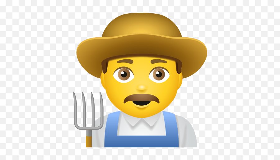 Man Farmer Icon - Free Download Png And Vector Fork,Farmer Png