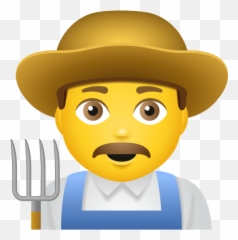 Man Farmer Icon - Free Download Png And Vector Fork,Farmer Png
