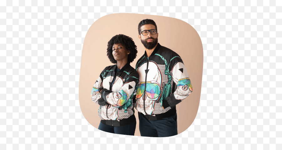 Sell Custom All Over Print Shirts - Crew Neck Png,Bomber Jacket Template Png