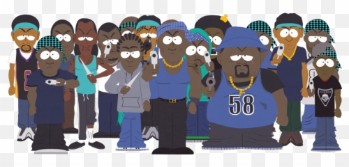 Crip Gang South Park Transparent Png - Crips Gang South Park,Crips Logos