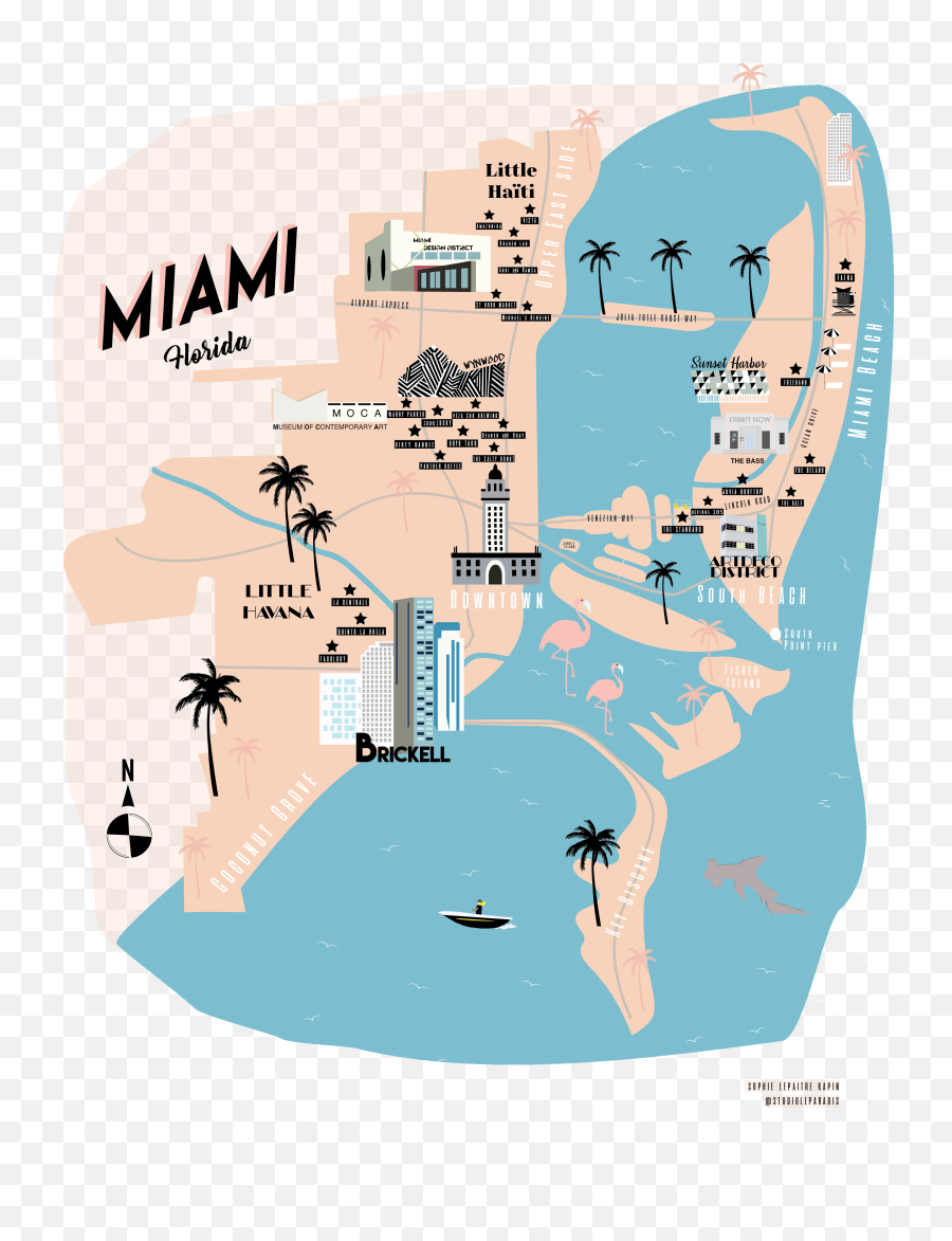 Miami Skyline Silhouette - Plan Hd Png Download Original Language,Florida Silhouette Png