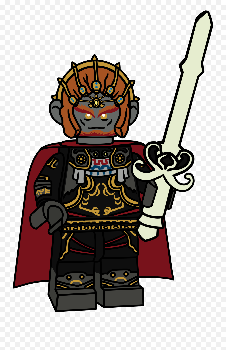 Lego Twilight Princess Ganondorf - Noah R Tp Zelda Twilight Princess Zelda Lego Png,Twilight Princess Logo