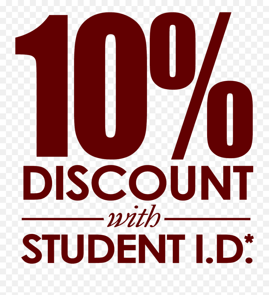 Download Estudent - Discountposter 10 Student Discount Png Dot,Student Silhouette Png