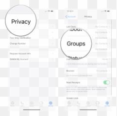 How To Customize Privacy Settings Whatsapp For Iphone And - Whatsapp Default Account Settings png