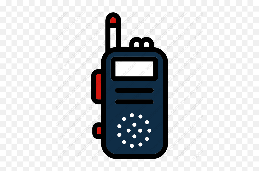 Download Walkie Talkie Vector Icon Inventicons - Portable Png,Icon Marine Radio