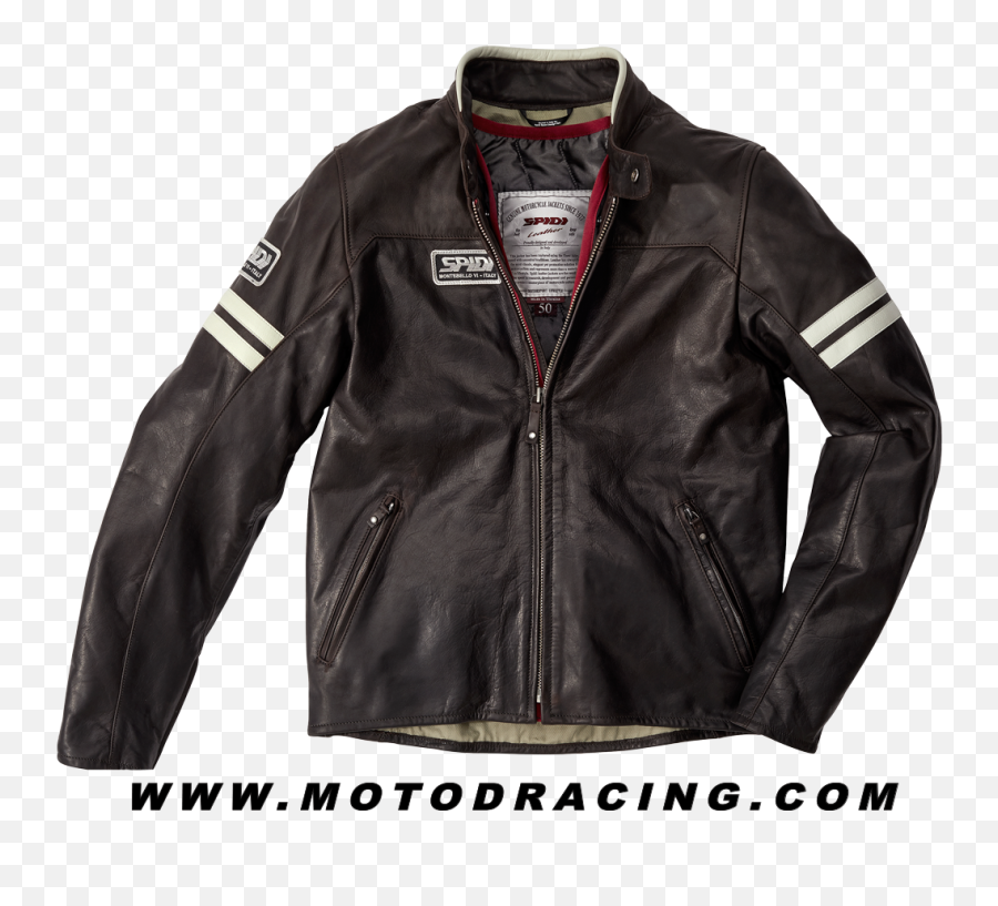 Spidi Vintage Motorcycle Jacket Brown Ice - Long Sleeve Png,Icon Motorcycle Safety Vest