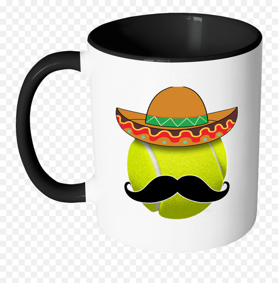 Mexican Moustache Png - Robustcreativefunny Tennis Ball Funny Fathers Day Gifts,Tennis Ball Png