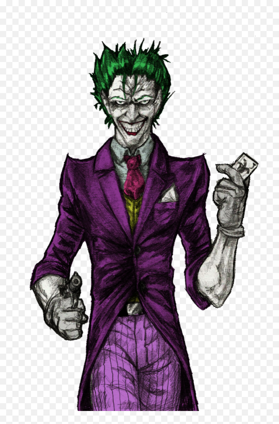Pin - Joker Suicide Squad Drawing Png,The Joker Png