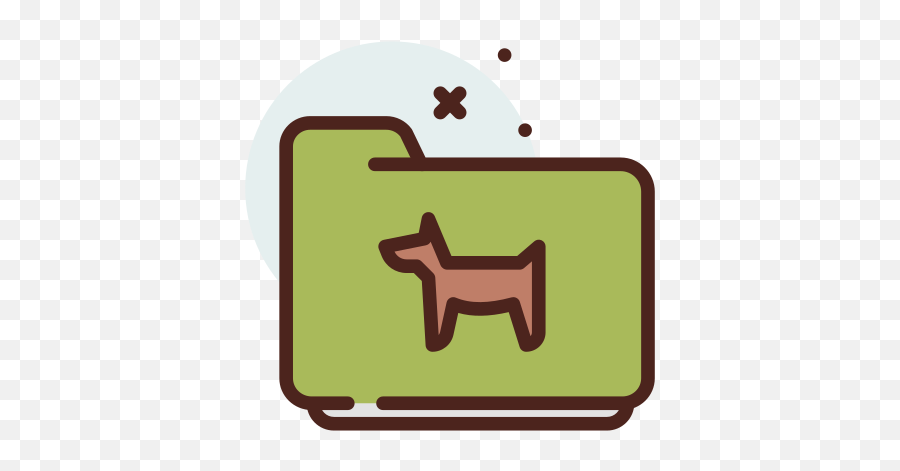 Dog - Free Files And Folders Icons Dog Folder Icon Png,Green Folder Icon