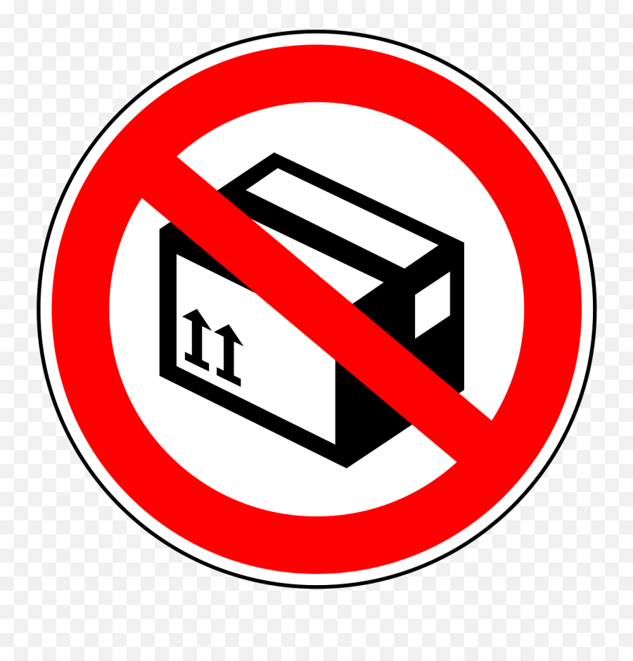 No Packages Package Acceptance - No Packages Png,Verboten Icon