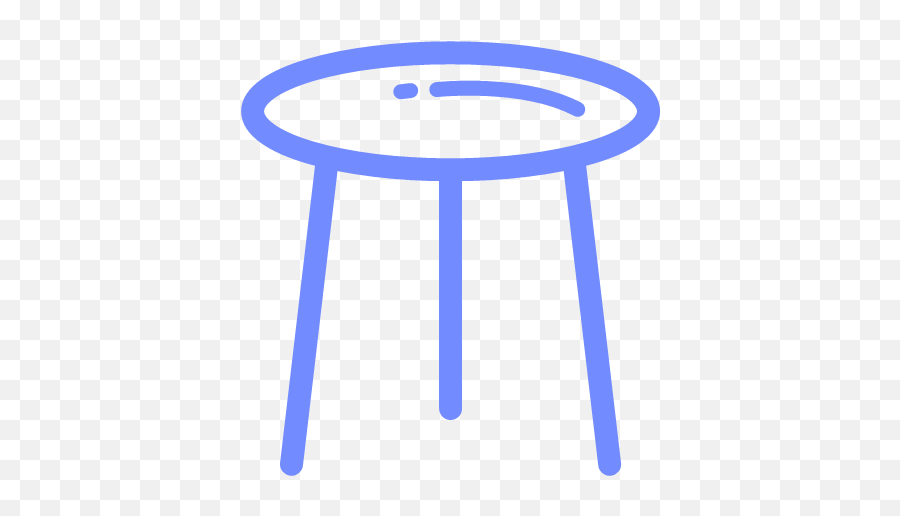 Round Table Vector Icons Free Download - Stool Png,Round Table Icon