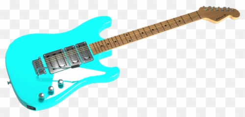 Artstation - Animated Guitar Exploded view png