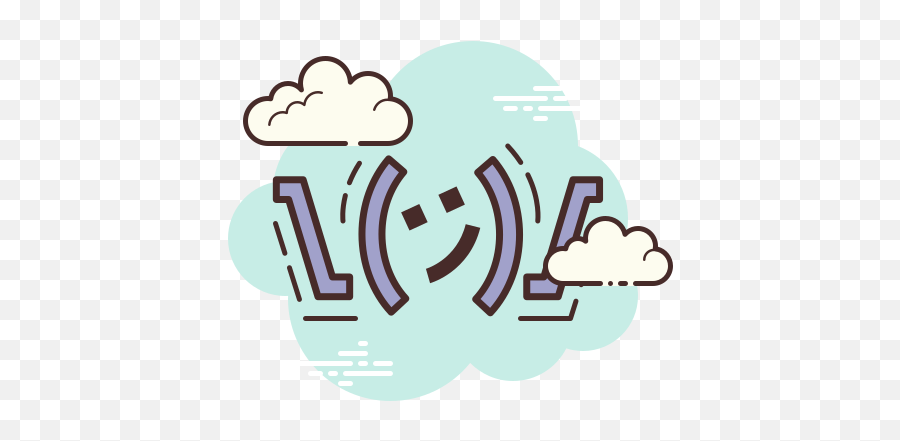 Shrug Emoticon - Docs Icon Aesthetic Clouds Png,Shrug Icon